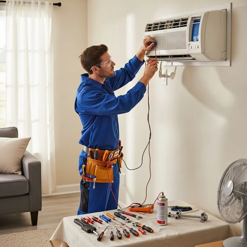 Kızılcahamam Kumtel Kumtel klima gaz dolumu ve bakım – Enerji verimliliği artırıldı. - Teknik servis örneği